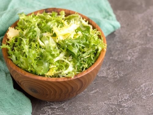 bowl of frisee
