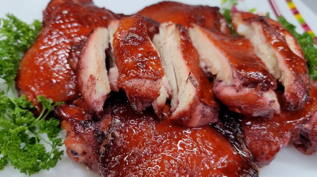 Oven Roasted Chinese Chicken Char Siu Recipe By Pinkblanket's Kitchen ...
