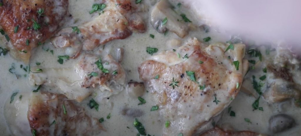 Chicken with Wine and Tarragon Recipe