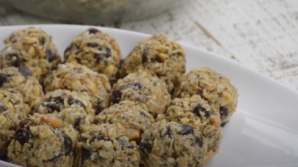 Chocolate Chip Peanut Butter Energy Balls Recipe