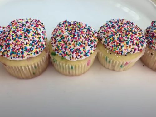 Confetti Sprinkle Cupcakes Recipe