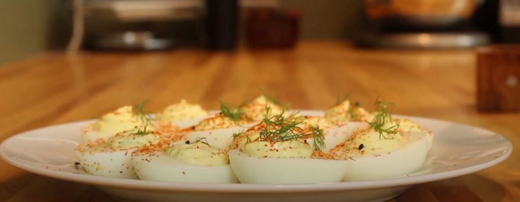 Deviled Eggs with Horseradish and Dill Recipe