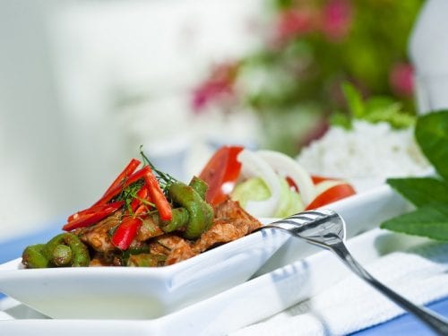 Dry Red Curry Pork Stir Fry Recipe