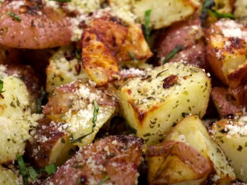 Easy Parmesan Roasted Potatoes Recipe
