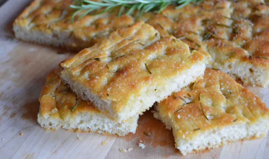 Easy Rosemary Garlic Focaccia Bread