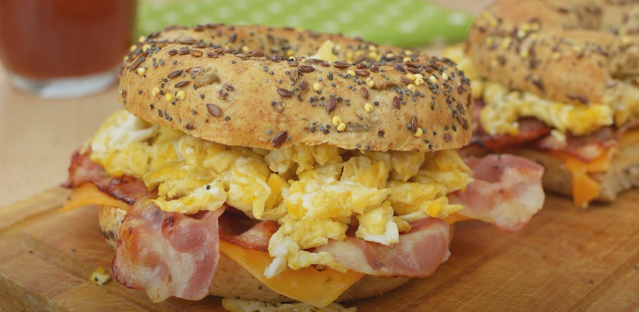 Egg Bacon And Cheese Bagel Bake Recipe