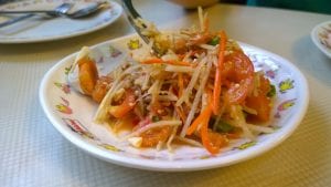 healthy green papaya salad recipe