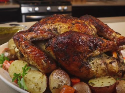 Herb-Glazed Roasted Turkey Recipe