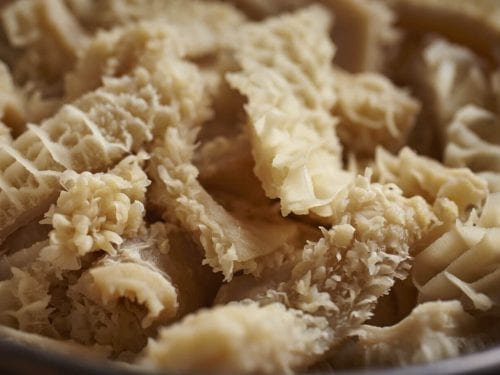 slices of honeycomb tripe