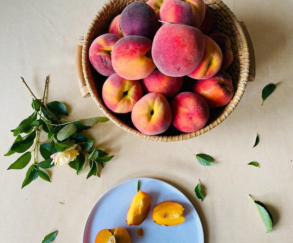 how to freeze peaches