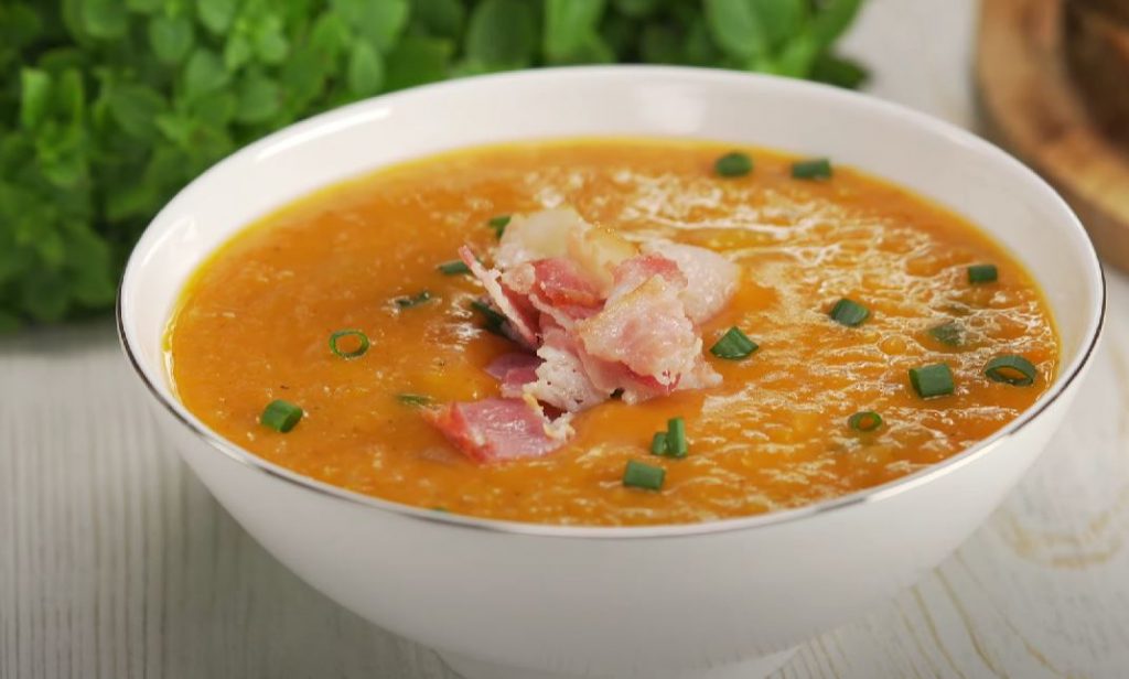 Lentil Soup with Tubetti and Bacon Recipe