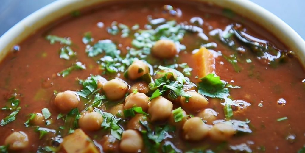 Moroccan Potato Bean Soup Recipe