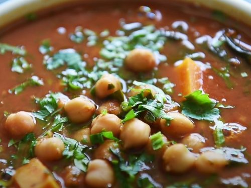 Moroccan Potato Bean Soup Recipe