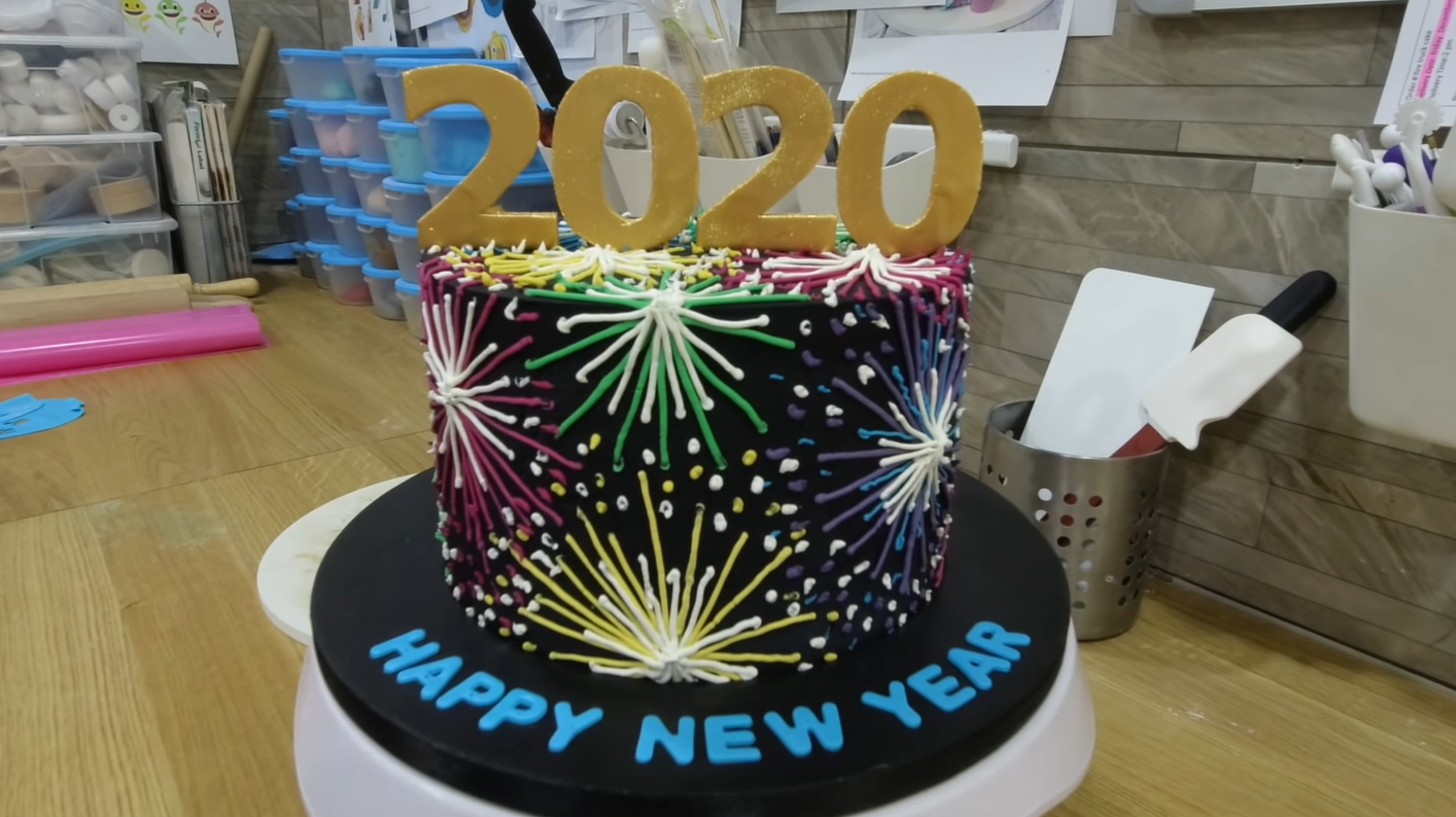 New Year's Clock Cake Design- 8 Inches | The Pennsylvania Bakery