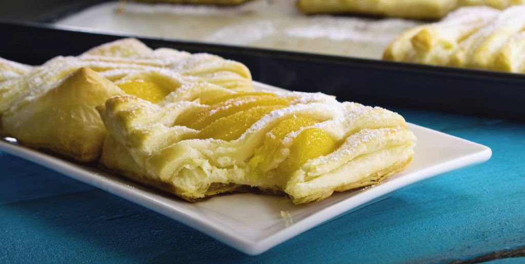 Peach Frangipane Puff Pastry Tarts Recipe