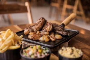 picanha steaks on a tray