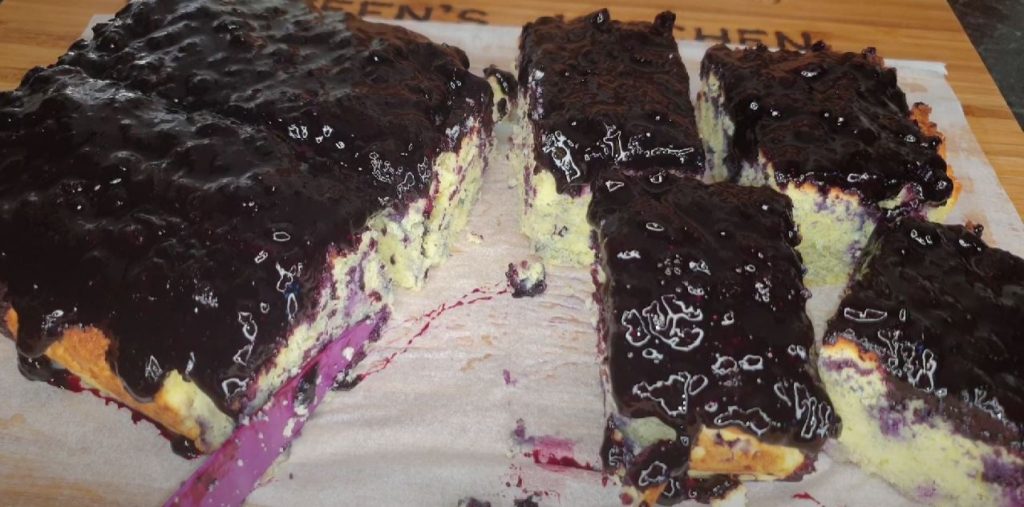 Quick Blueberry Sheet Cake Recipe