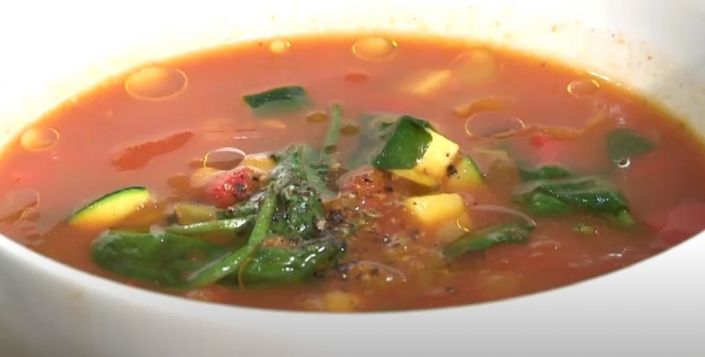 Quick Tomato Vegetable Soup Recipe