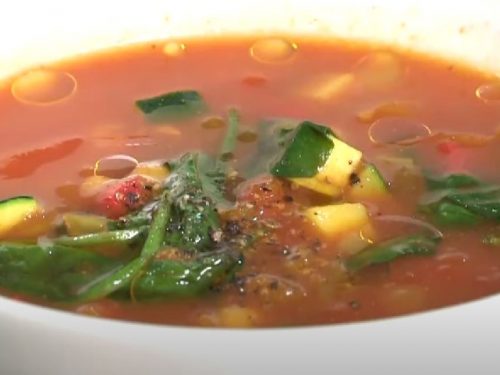 Quick Tomato Vegetable Soup Recipe