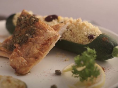 Red Snapper with Lemon Caper Butter Sauce Recipe