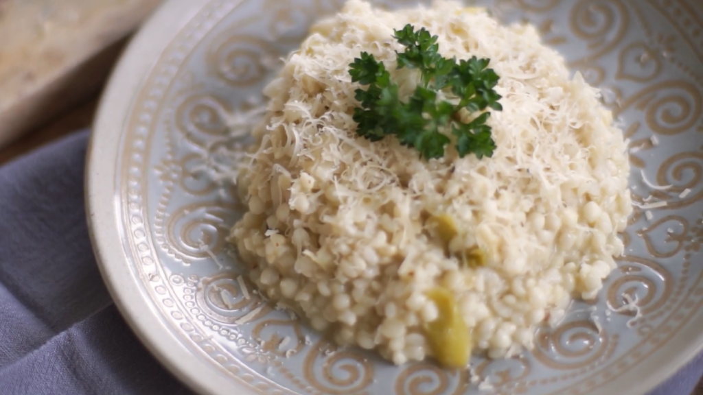 risotto-with-smoked-turkey-leeks-mascarpone-recipe