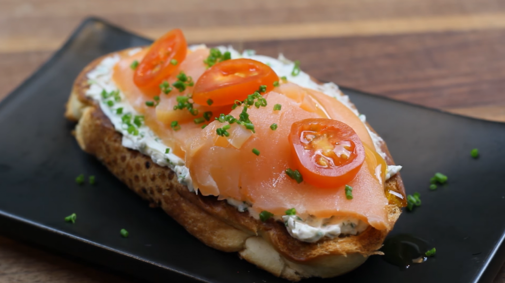 salmon-with-scotch-bonet-herb-toasts-recipe