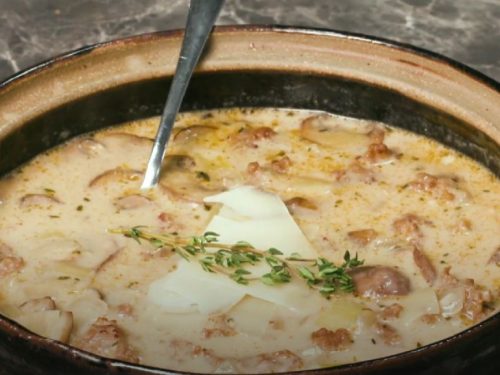 Sausage and Mushroom Soup Recipe