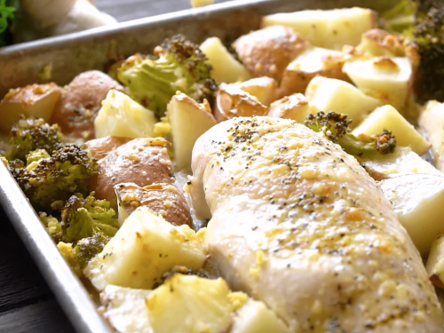 sheet-pan-chicken-with-roasted-broccoli-and-potatoes-recipe