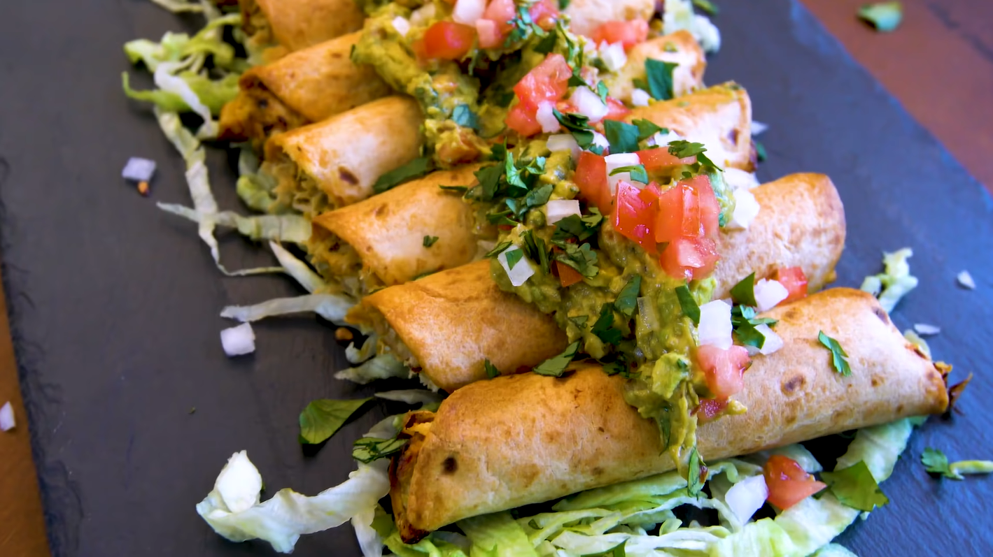 Skinny Baked Cream Cheese Taquitos Recipe