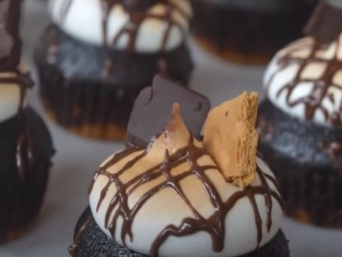 S'mores Brownie Cupcakes Recipe