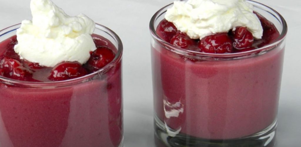 Summer Cherry Pudding with Rum Sauce Recipe
