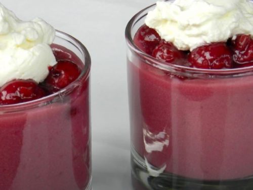 Summer Cherry Pudding with Rum Sauce Recipe