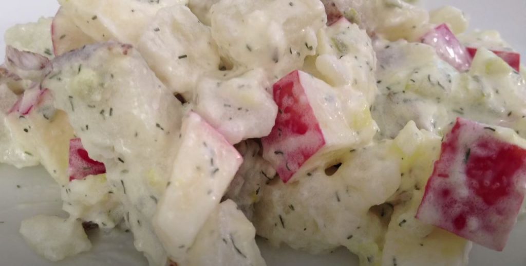 Summer Potato Salad with Apples Recipe