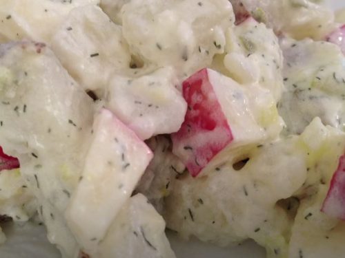 Summer Potato Salad with Apples Recipe