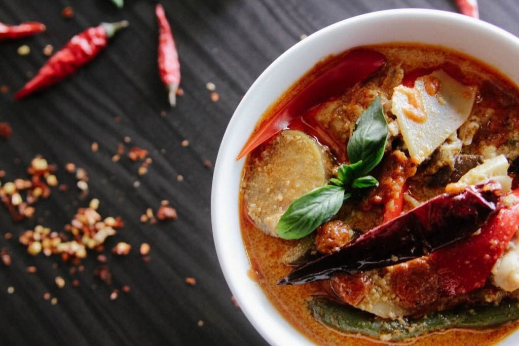 thai recipes, red curry, thai food