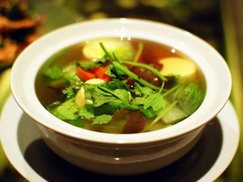 healty tom chuet clear vegetable soup