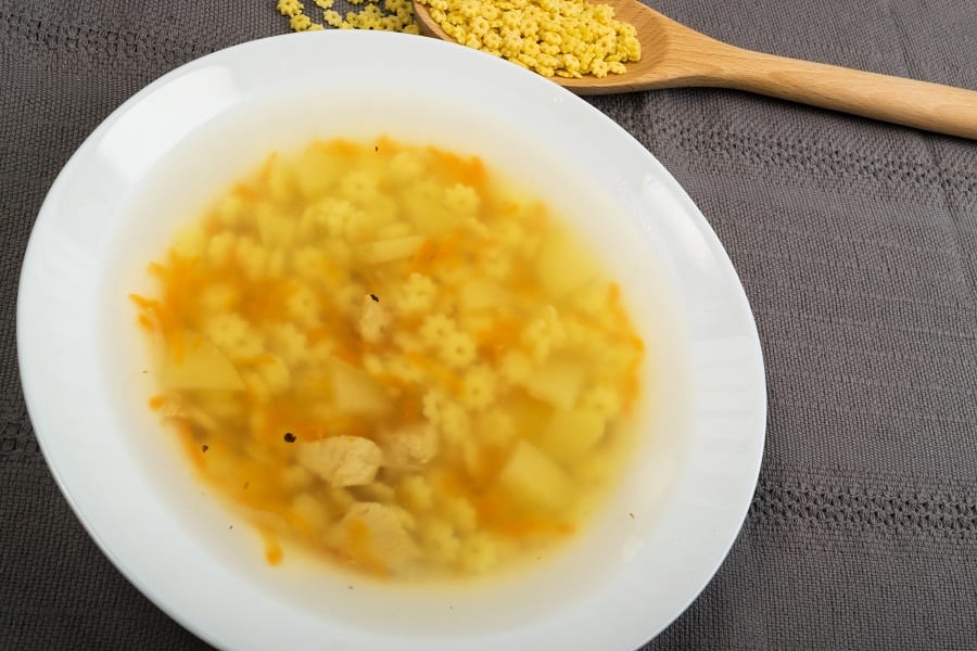 Homemade Noodle Soup with Chicken