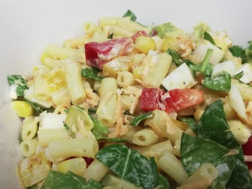 Vegan Pasta Confetti Salad Recipe