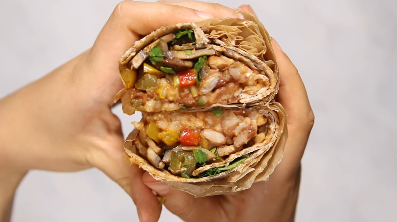 Vegetarian Bean Burritos Recipe