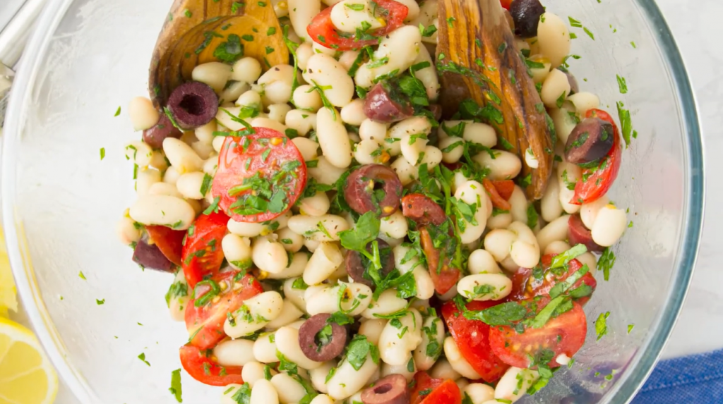 white-bean-and-chorizo-salad-with-olives-recipe