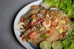 Yum Woon Sen (Glass Noodle Salad) Recipe