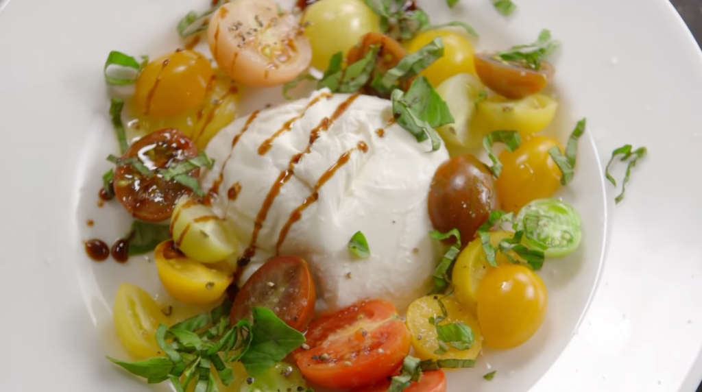 burrata-cheese-with-roasted-tomato-peach-jam-recipe