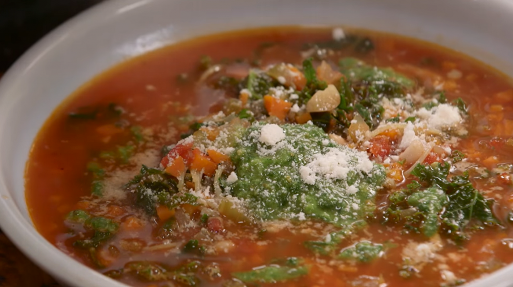 chicken-minestrone-with-basil-pesto-recipe