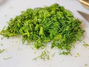 chopped dill