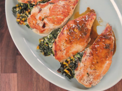 kale-and-goat-cheese-stuffed-chicken-thighs-recipe