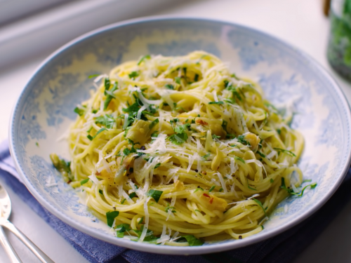 oil-and-garlic-spaghettini-recipe