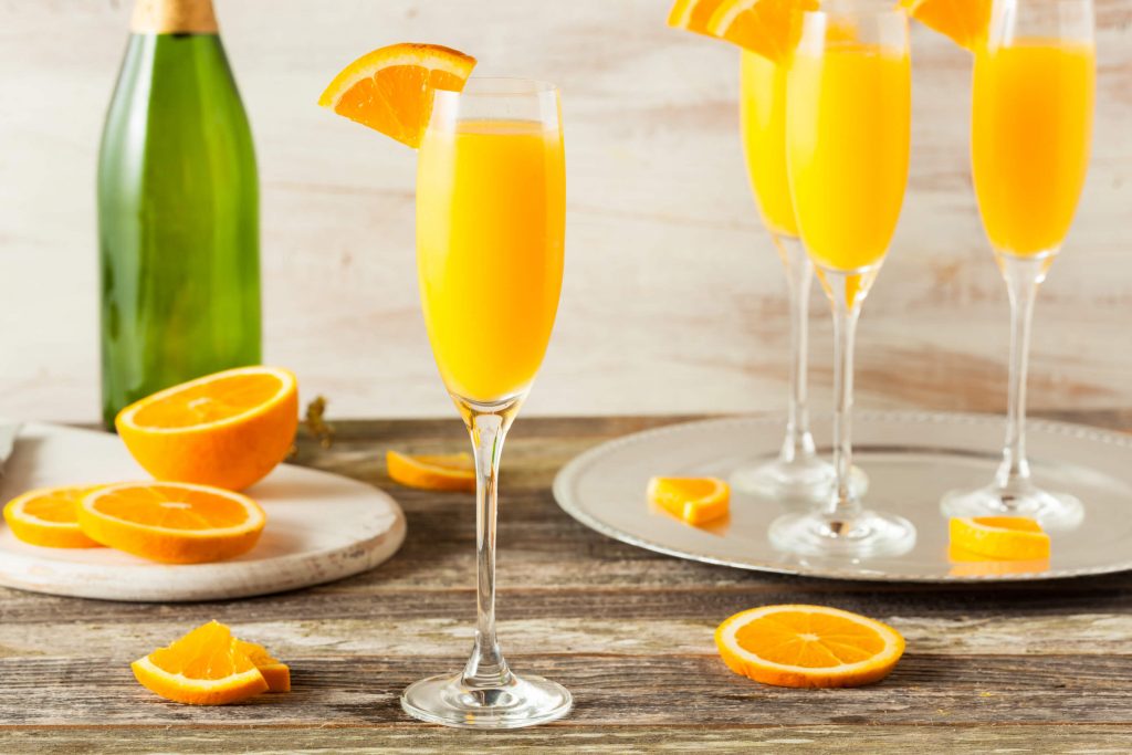 orange grand mimosa cocktail