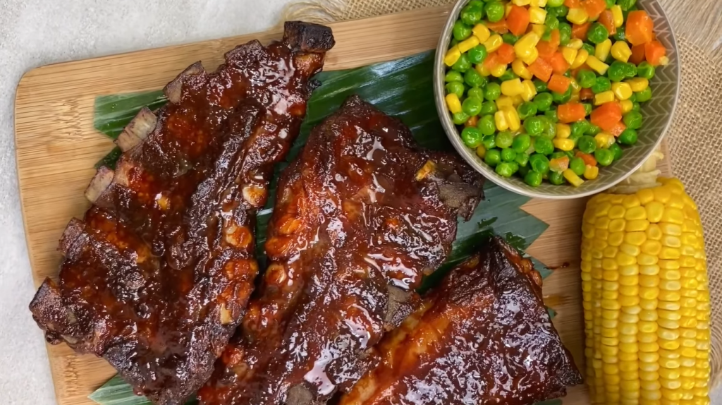 Baby back ribs with Carolina baste recipe