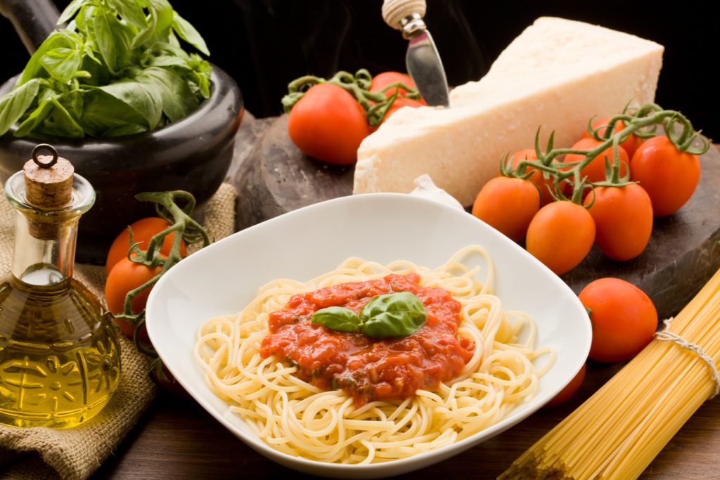 Pasta al Pomodoro - Spaghetti