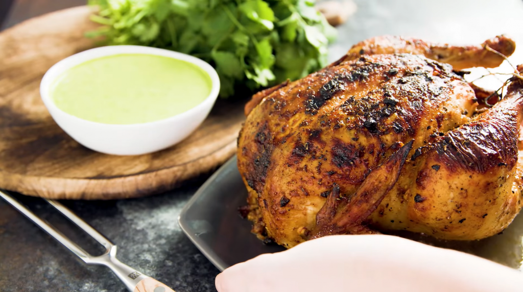peruvian-style-roast-chicken-with-green-sauce-recipe